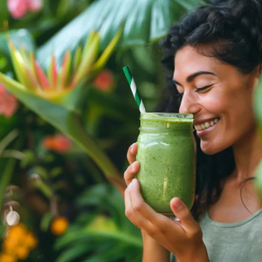 Morning smoothie with Moringa